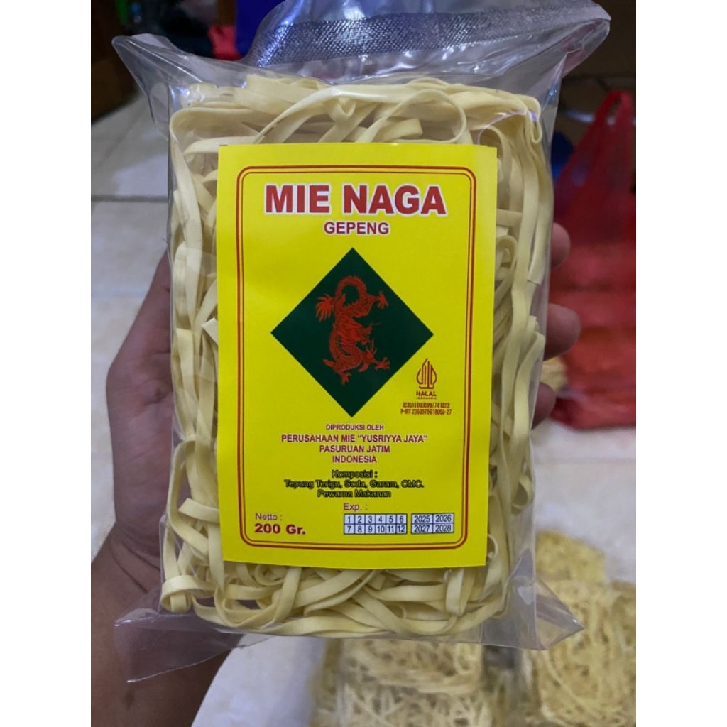 

mie kering pangsit cap mie naga 200g los mieAyam/mieGacoan/mieYamin