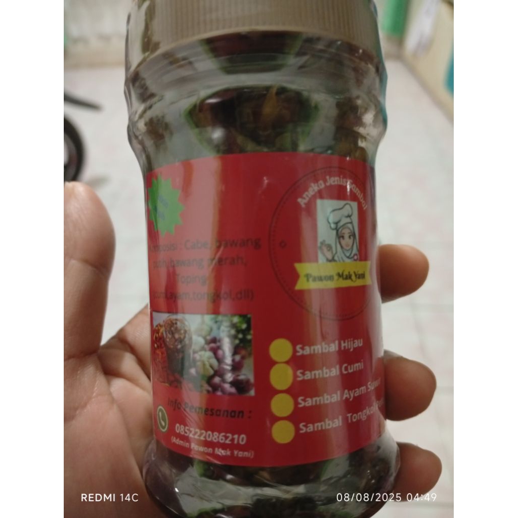 

sambal cumi hijau sambal cumi pawon mak yani sambal bandung