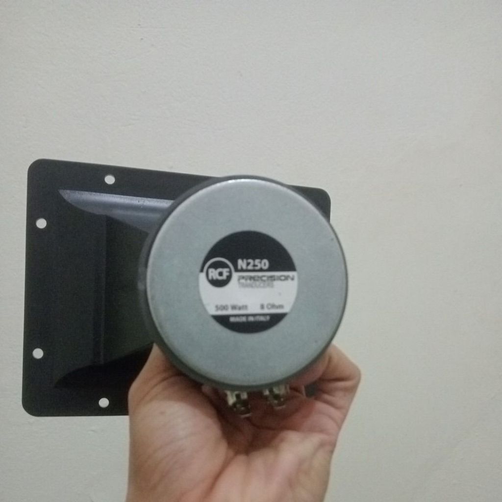 Paket Tweeter RCF N 250 - Driver RCF N 250 Drat plus horn 15x19 bahan PVC tebal