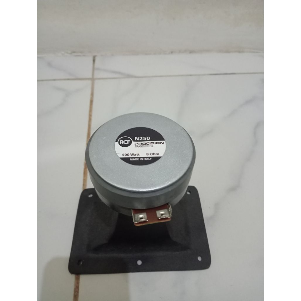 Paket Rcf N250 / driver tweeter plus horn/ corong 10x15 bahan alumunium model drat
