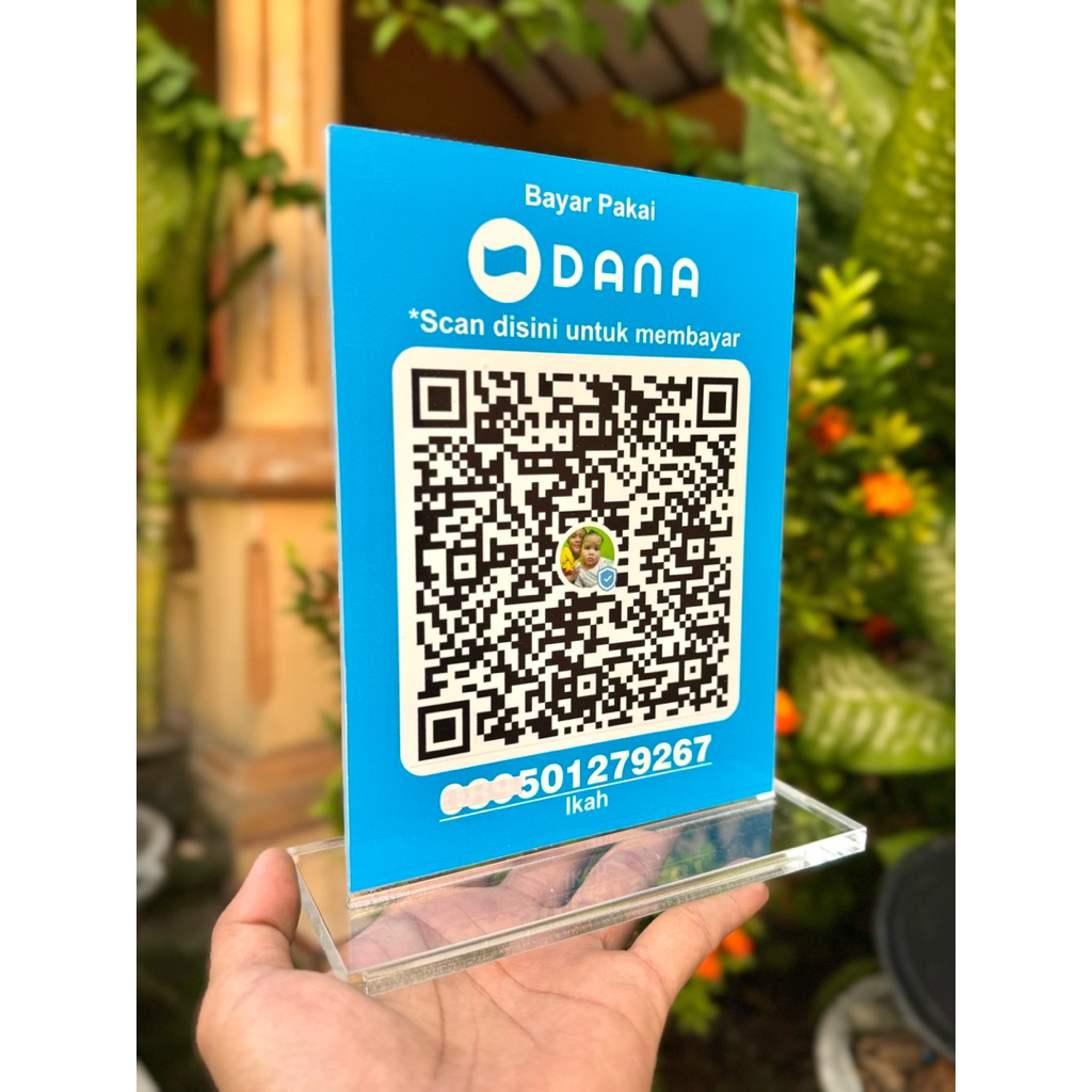 

AKRILIK MEJA UKURAN 15x20cm BISA REQUEST PEMBAYARAN BARCODE DANA GOPAY SHOPEPAY OVO QRIS DLL