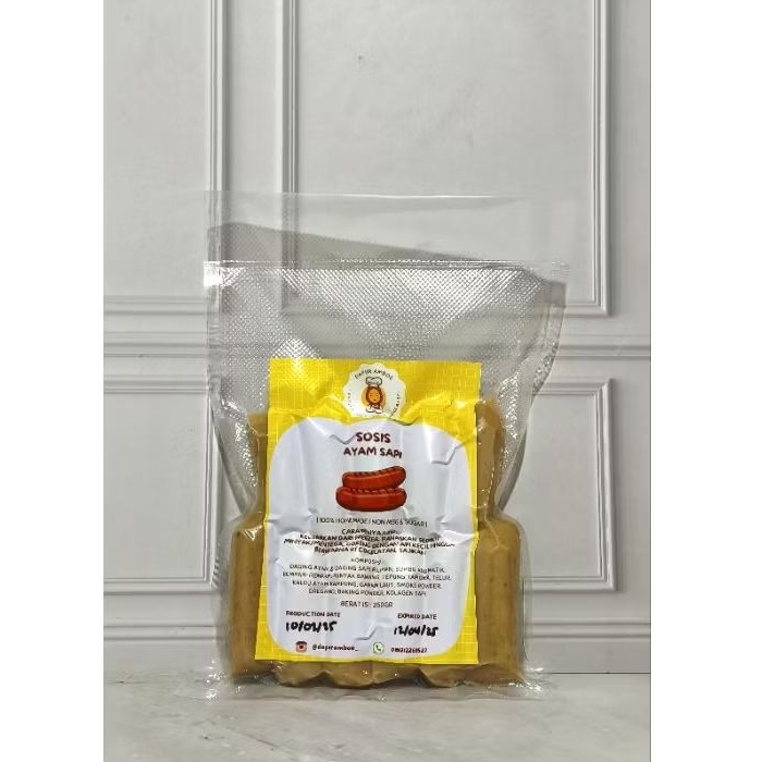 

Sosis Ayam Sapi Homemade - MPASI FRIENDLY