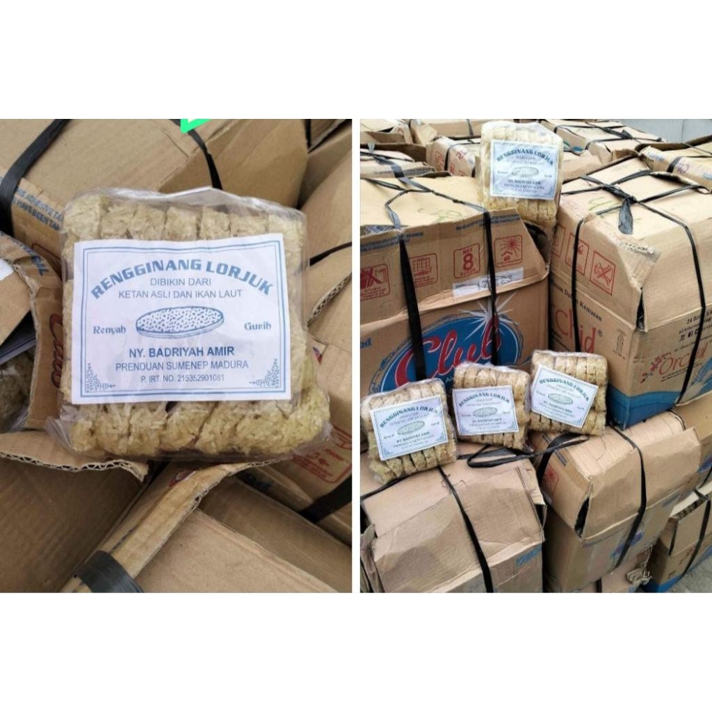 

rengginang lorjuk isi sedikit harga lebih terjangkau