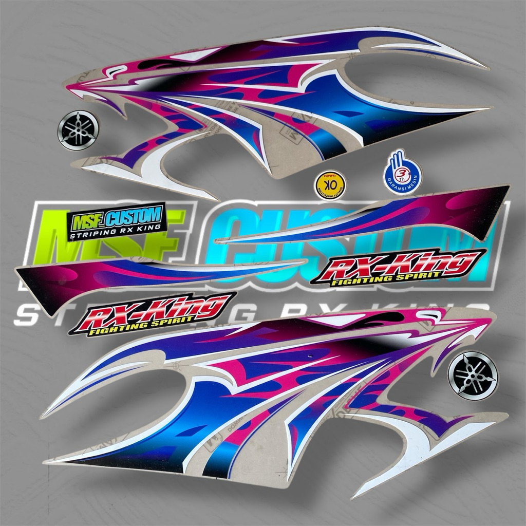 Striping Rx King Dragon Transparan || Striping Rx King 2006