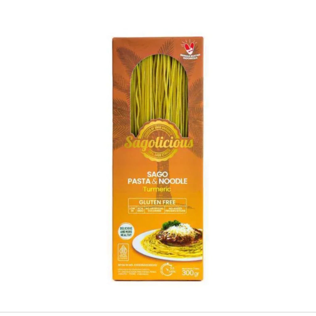 

Sagolicious Pasta Turmeric 300 gr