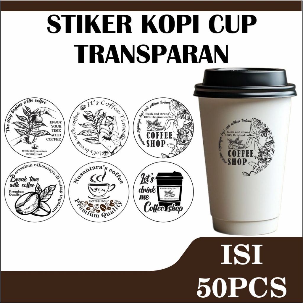 

STIKER GELAS CUP KOPI TRANSPARAN | STIKER GELAS CUP MINUMAN KOPI KEKINIAN