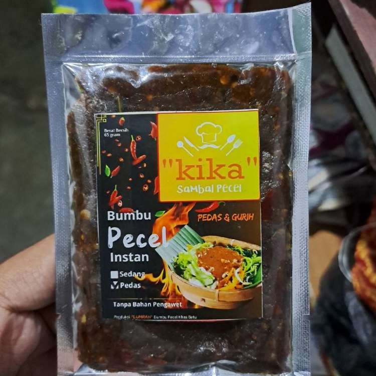 

pecel khas malang pecel pedas dan gurih bumbu pecel instan tanpa bahan pengawet