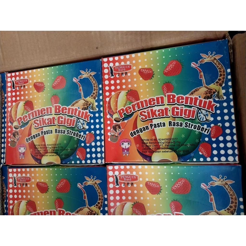 

Perman Bentuk Sikat Gigi isi 30pcs