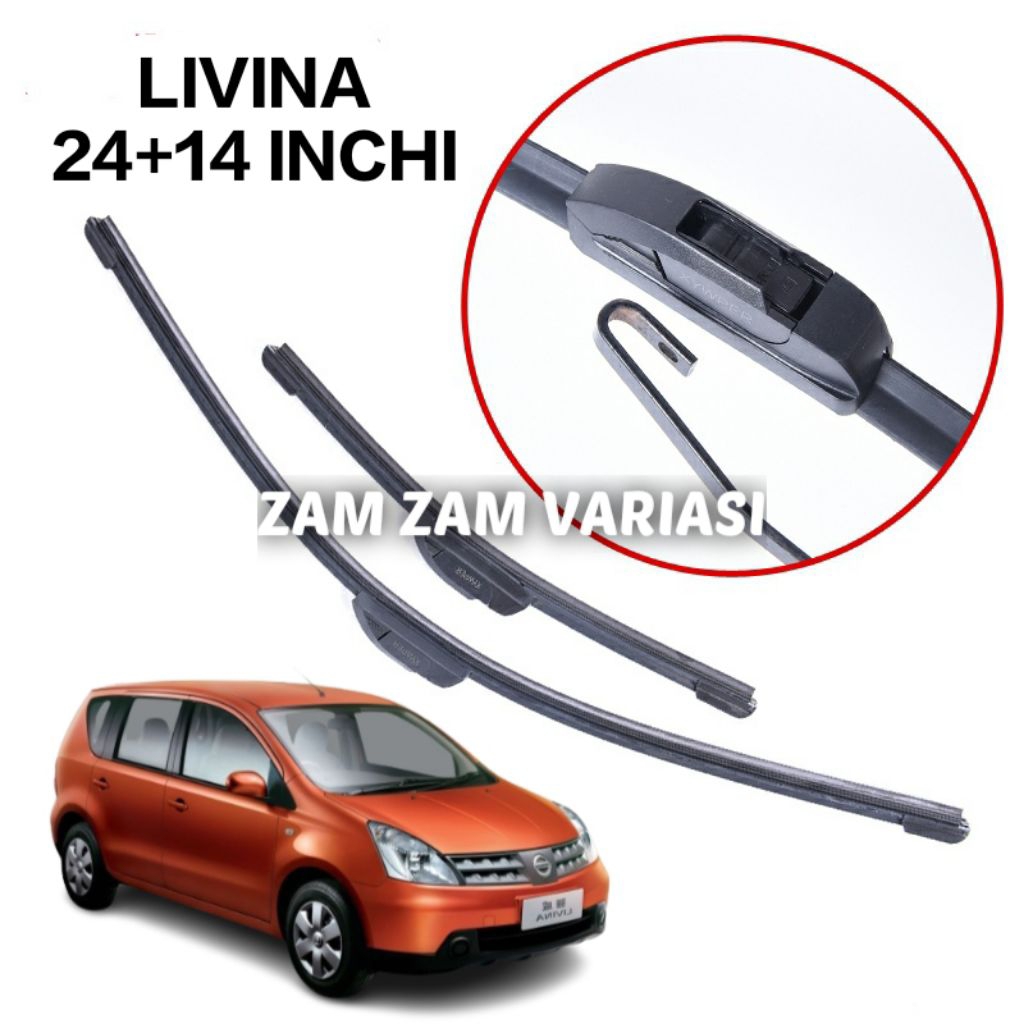 Wiper mobil Livina depan