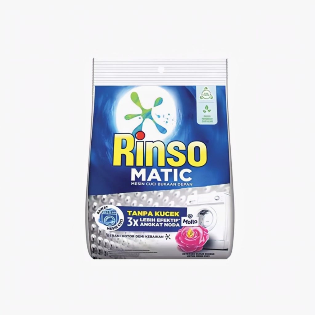 Rinso Matic Mesin Cuci Bukaan Depan - Deterjen Bubuk 1.8 Kg