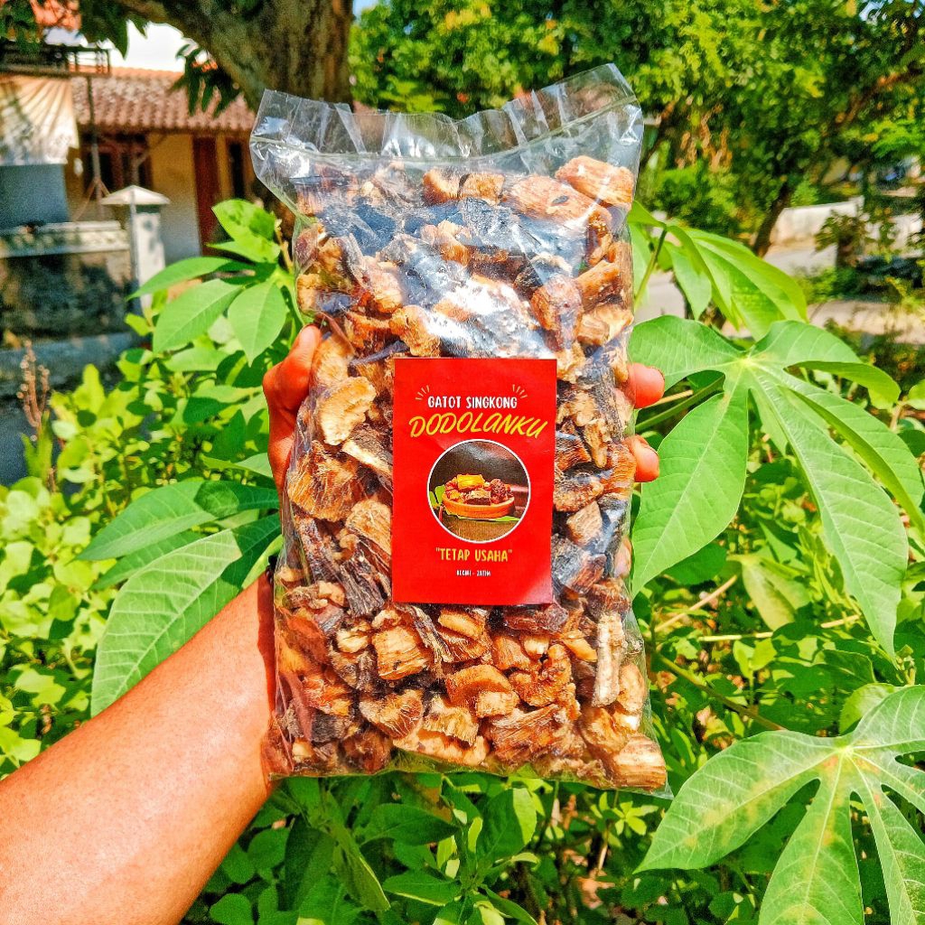 

gatot singkong 1kg menul2 khas asli hasil karya petani kediri