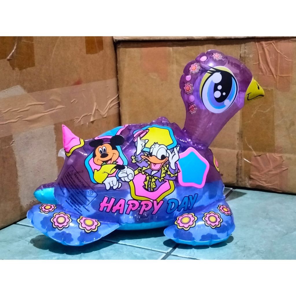 Mainan Anak Kura Kura / Balon Tiup Kura Kura