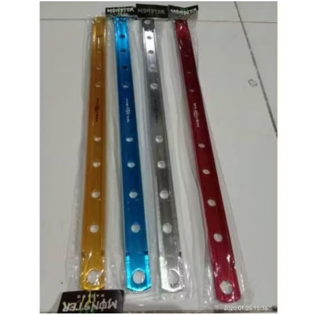 

Braket penggaris lobang knalpot/tromol universal