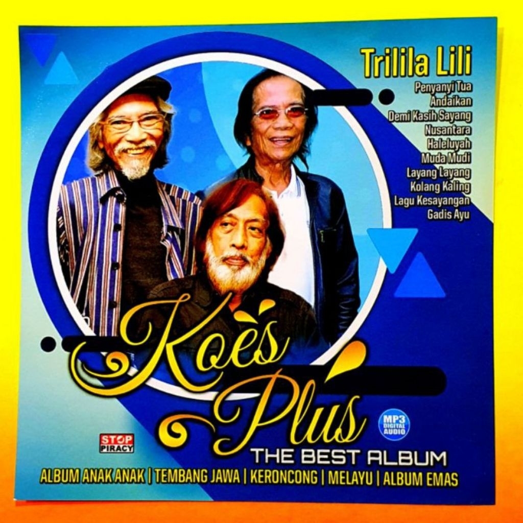 KASET MP3 MOBIL LAGU KOES PLUS LENGKAP