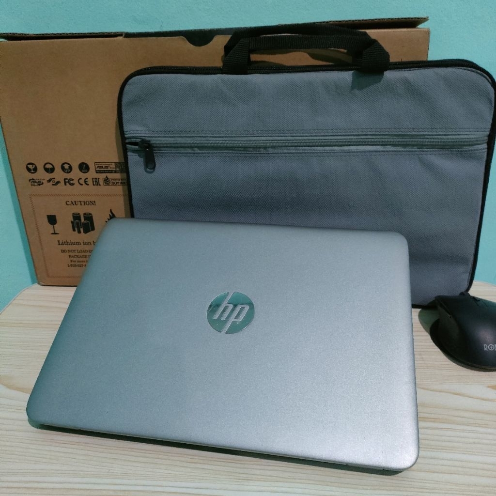 Laptop Hp Elitebook Core i7 Ram 8 Ssd 256 Slim Normal Bergaransi