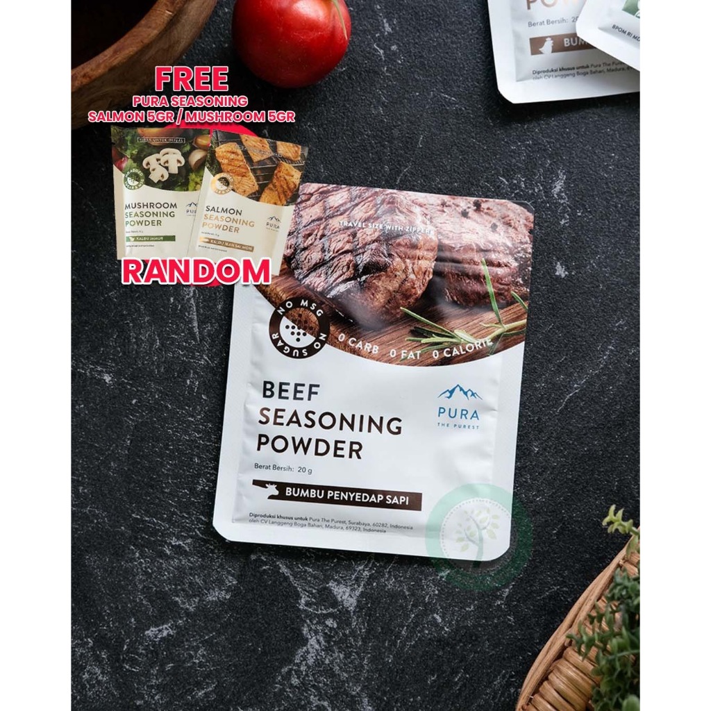 

MINI SIZE PURA SEASONING POWDER BEEF 20GR
