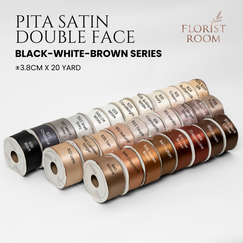 

Pita Satin Double Face ±3.8cm x 20yard