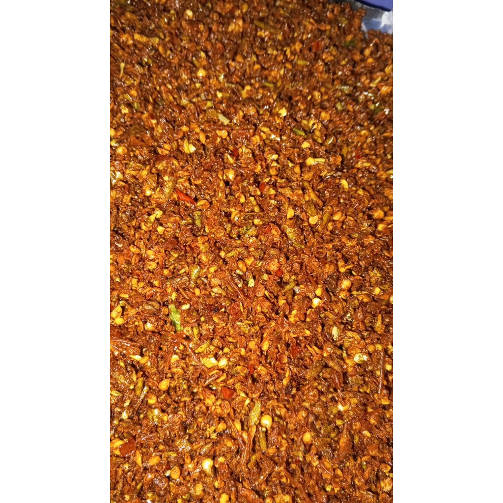 

Samring(sambal kering), beledag kering, sambal jengkol ,kencur.