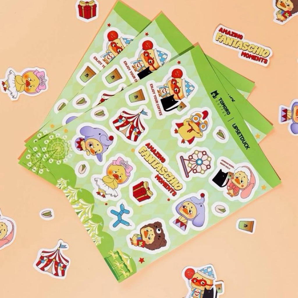 

Official Fantaschio Upsetduck Upset Duck Sticker, Tomoro