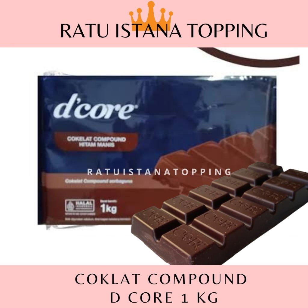 

COKLAT BATANG D CORE 1 KG DCC COLATTA D'CORE COMPOUND COKELAT DCORE DARK COOKING