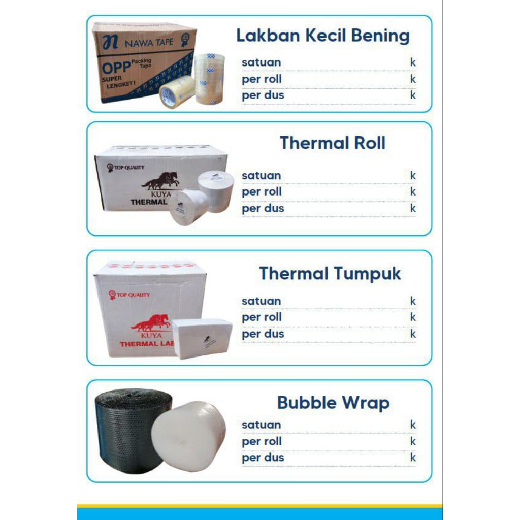 

bubble packing perdus