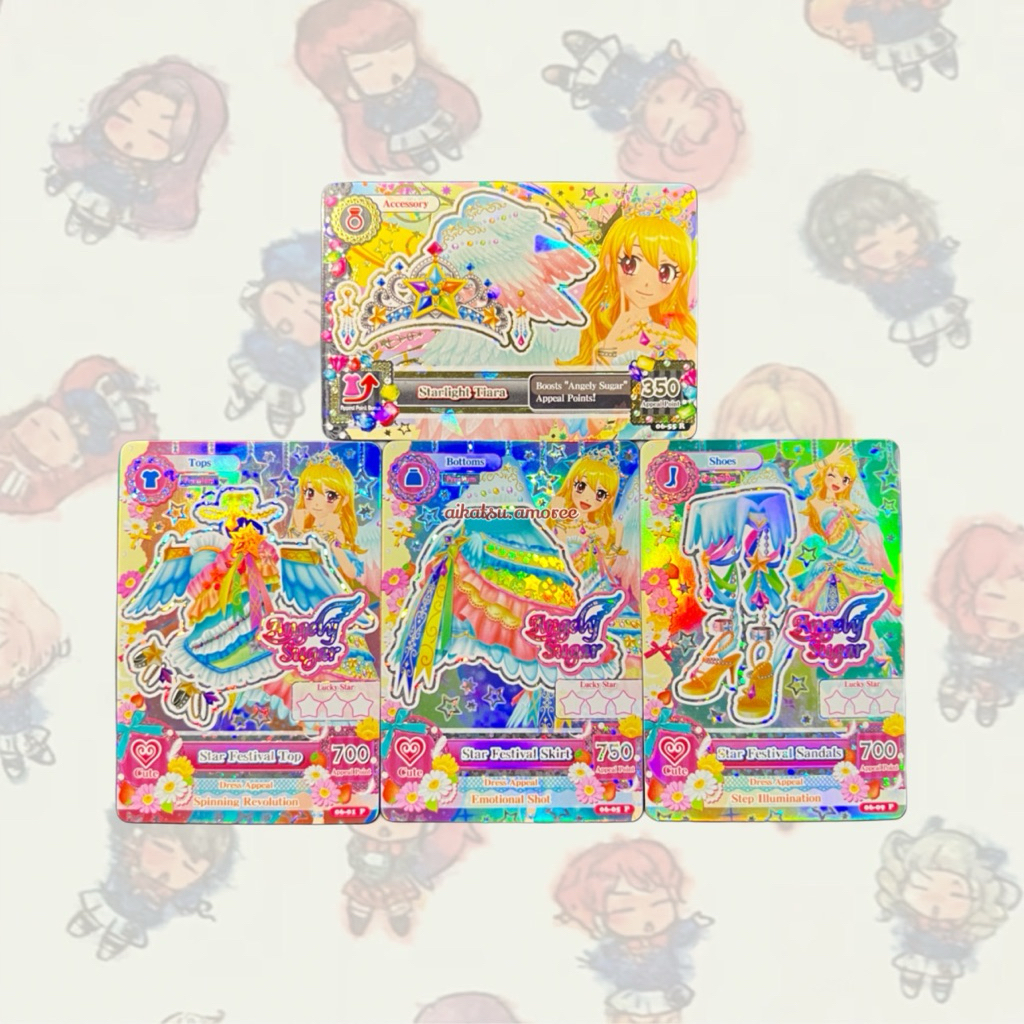 Aikatsu Premium Angely Sugar Star Festival Set Ichigo Hoshimiya