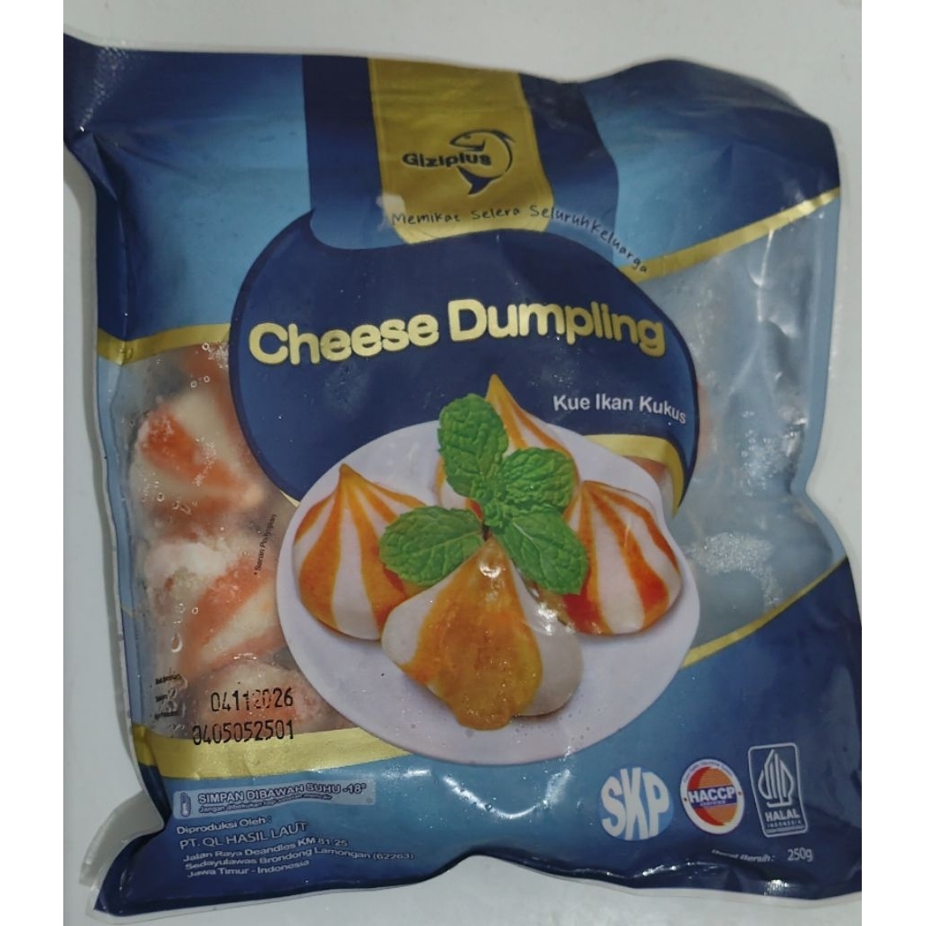 

Chesee dumpling giziplus 25 gr