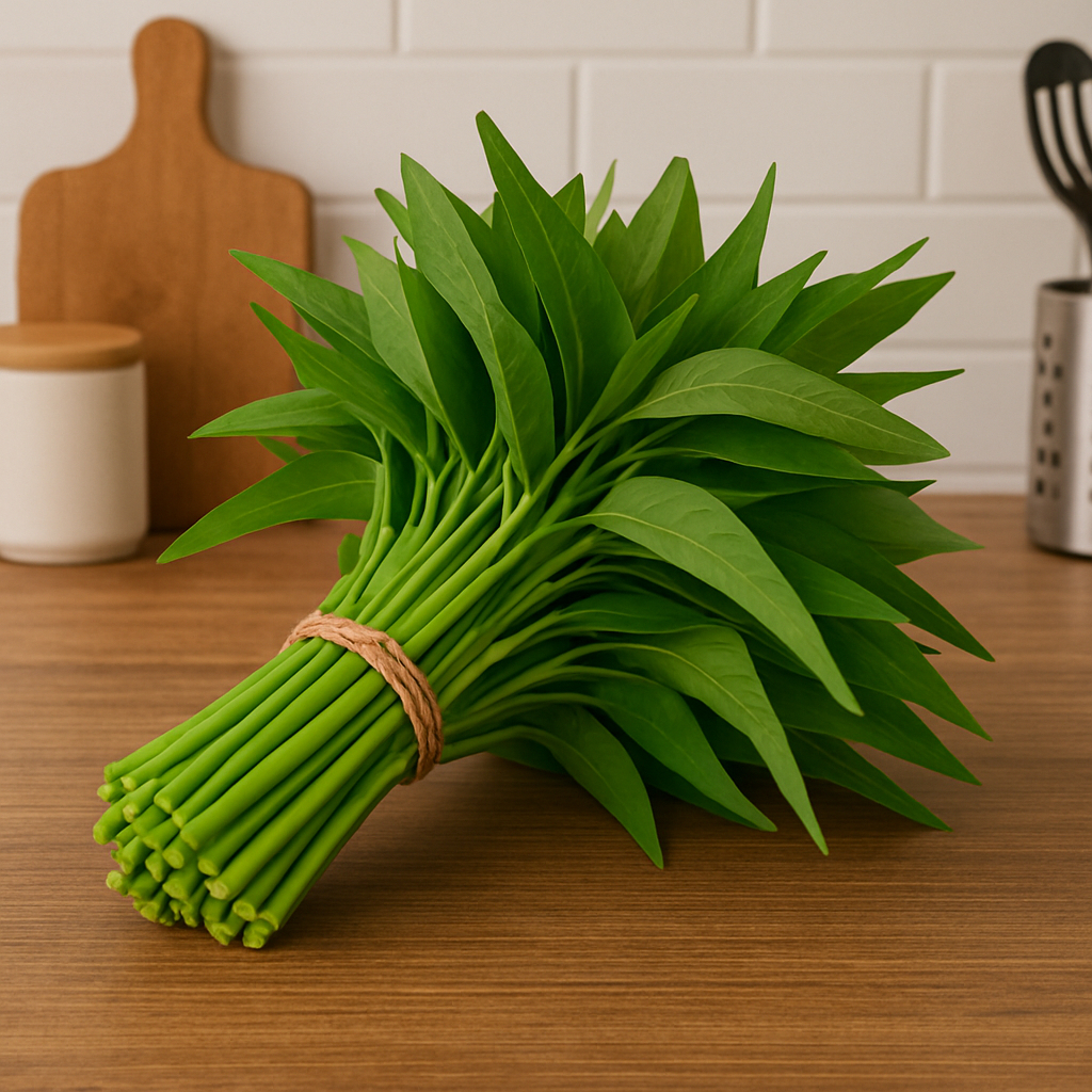 

Sayur Kangkung Segar, Bersih, perikat