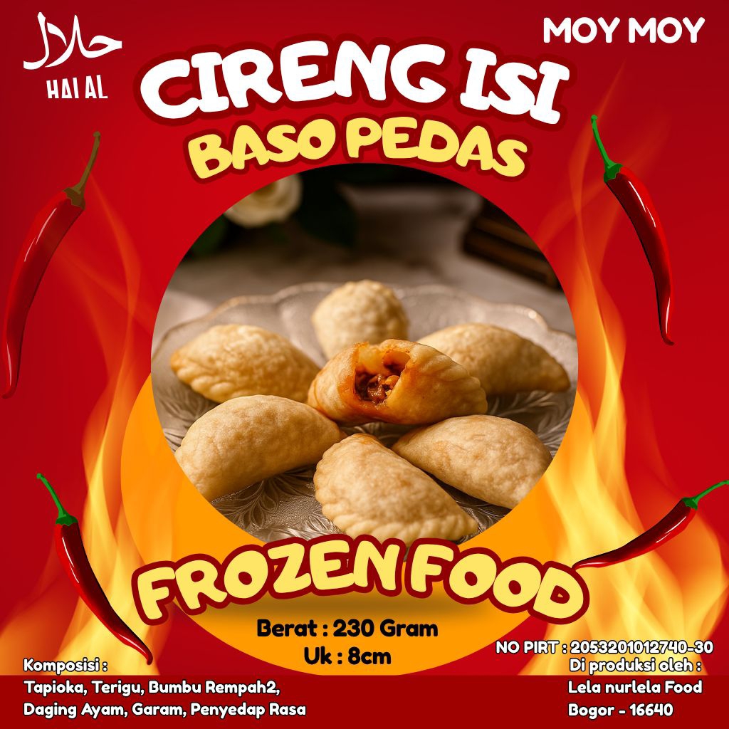 

CIRENG ISI BASO PEDAS FROZEN FOOD ISI 10PCS | ENAKNYA BIKIN NAGIH
