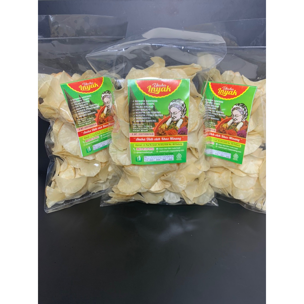 

Keripik Sanjai Bulat, Keripik Usaha Inyak