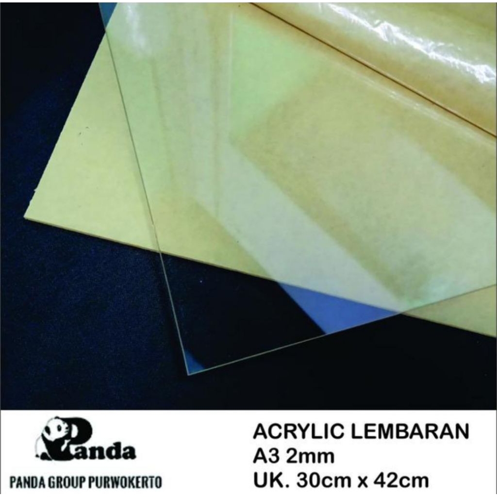 

Acrylic / Akrilik Lembaran Uk. A3 2mm