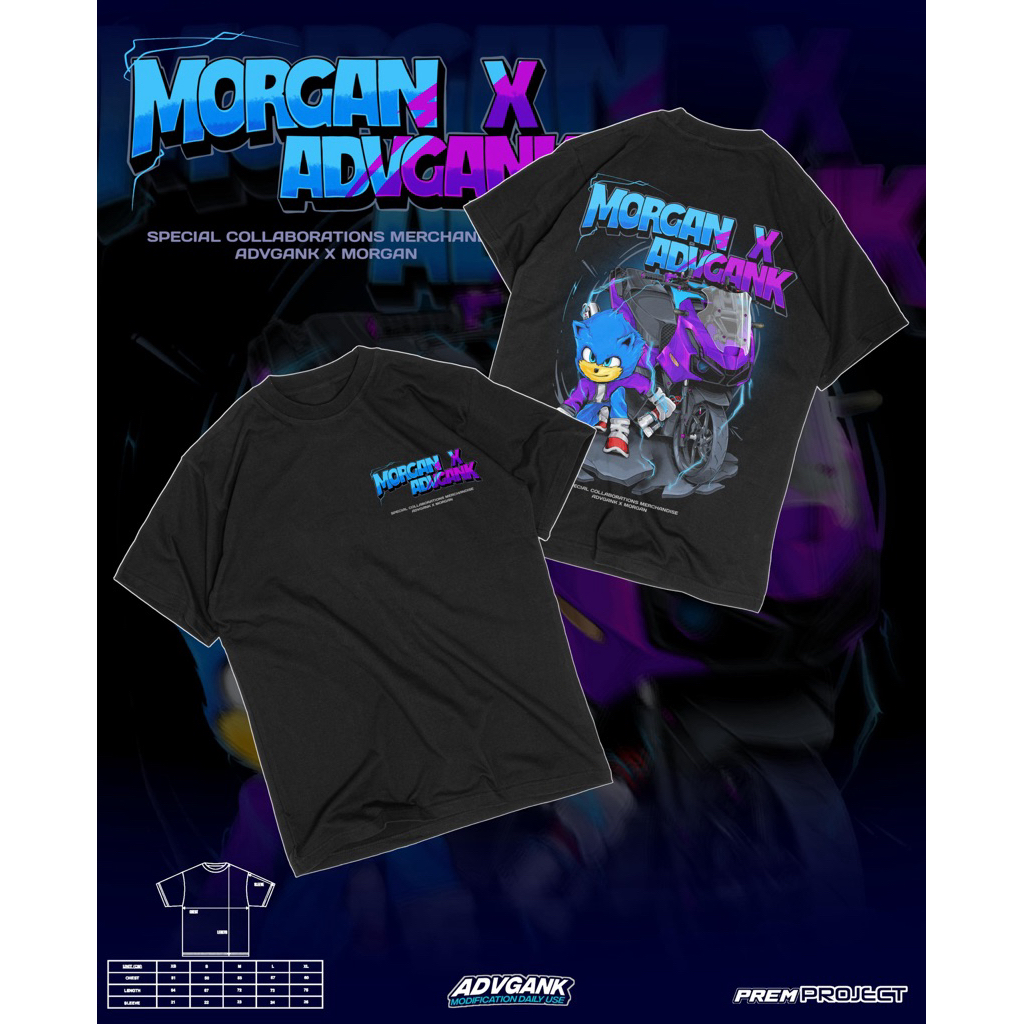 T-shirt advgank X Morgan