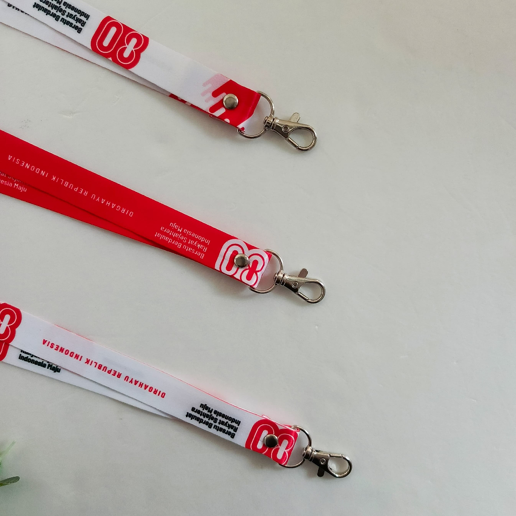 

Lanyard Kemerdekaan RI ke-80 – Desain Merah Putih Eksklusif Tali ID Card