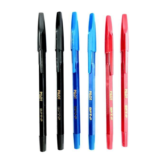 

Pulpen Pilot BPT-P Warna Hitam / Biru / Merah -1 pack Hitam