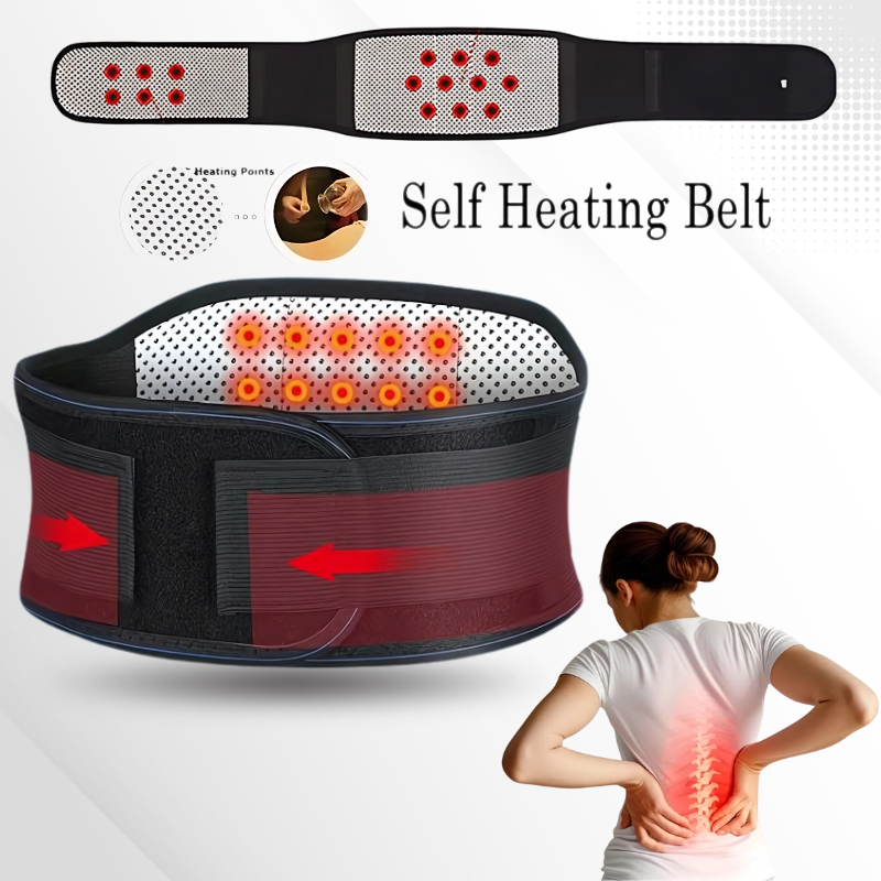Nenda_sers - Korset Lumbal Terapi Pinggang Sabuk Tourmaline Pemanas Nyeri Punggung Pria Wanita