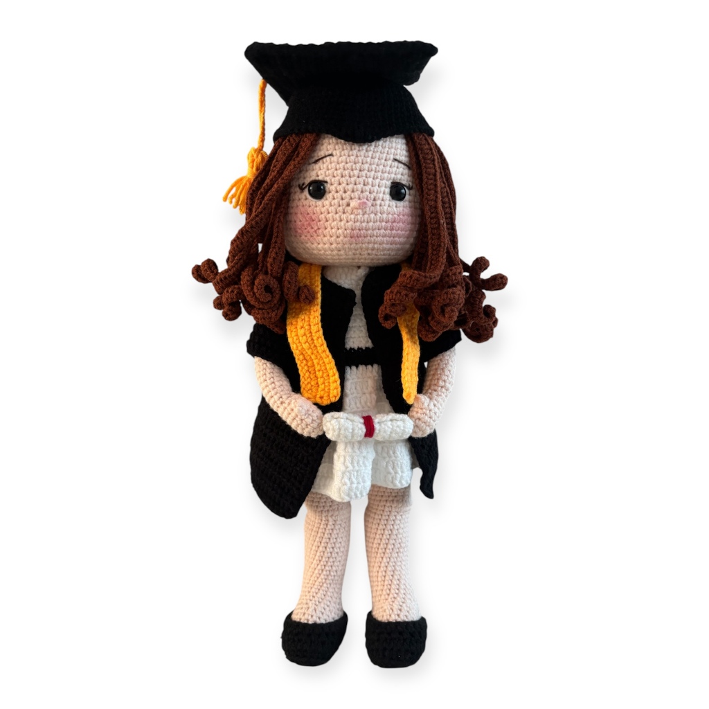 Boneka Rajut Wisuda Handmade Amigurumi
