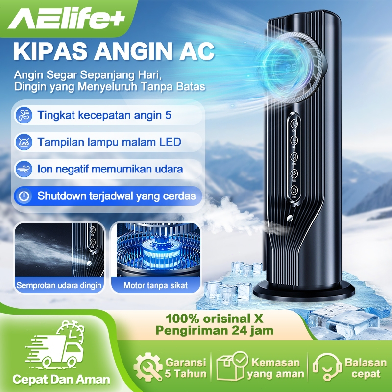 Tsar-VD - AE AC portable AC Mini Untuk Kamar 6 in 1 Air Cooler Portable Pendingin Ruangan LED