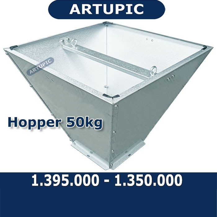 Hopper 50 kg untuk Tempat Makan Ayam Otomatis Feeding System