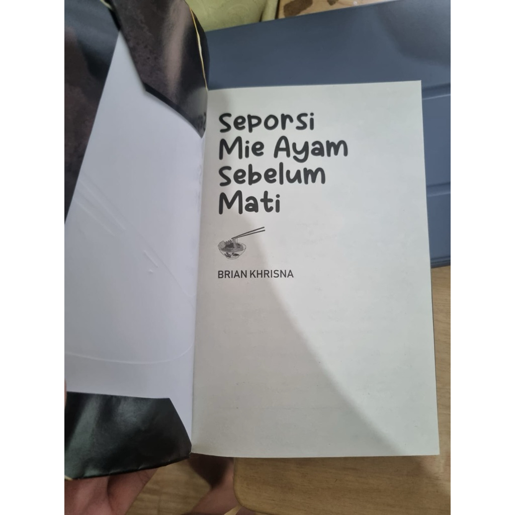 Buku Seporsi Mie Ayam Sebelum Mati