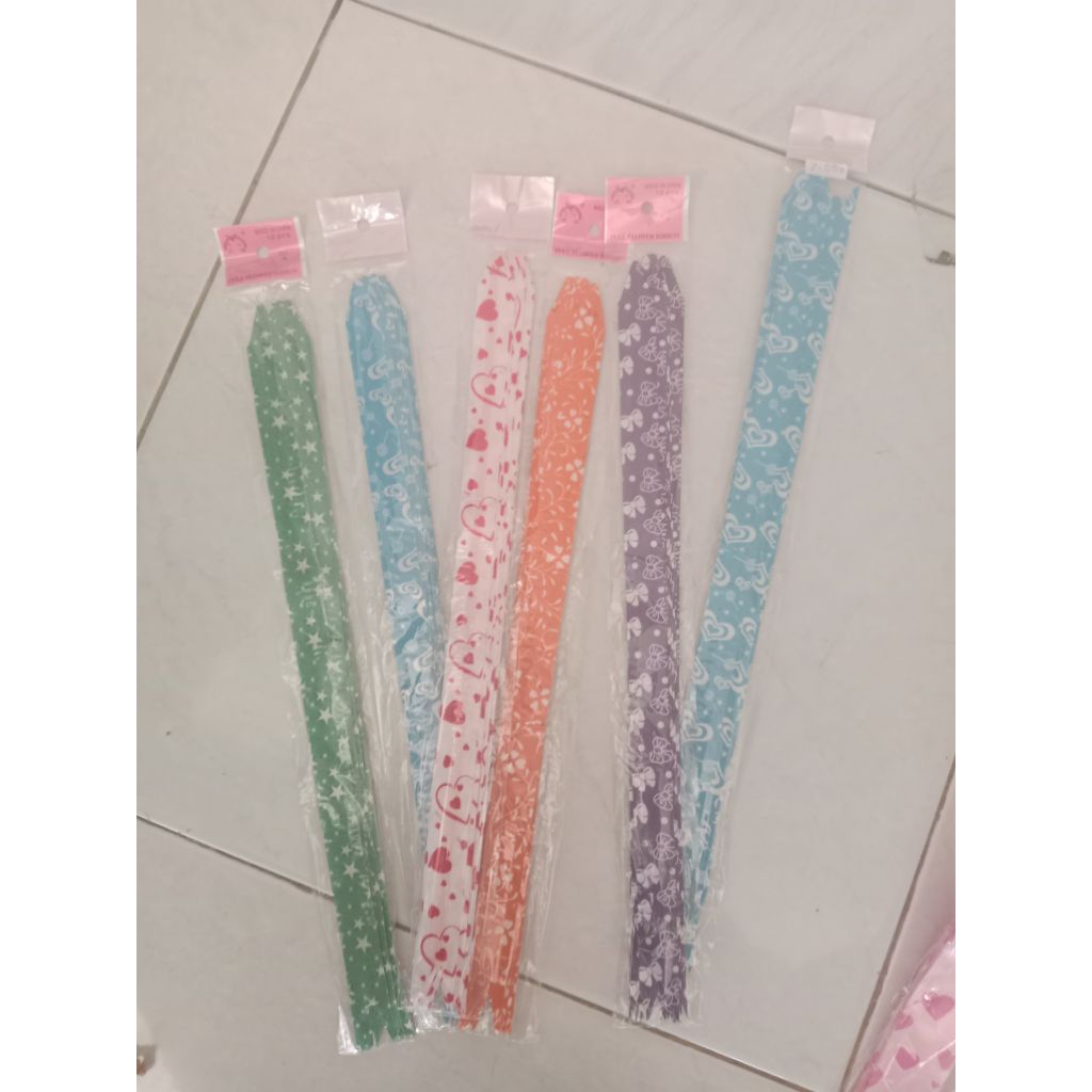 

Pita Kado/ Pita Parcel 1 pack isi 10 pcs warna random