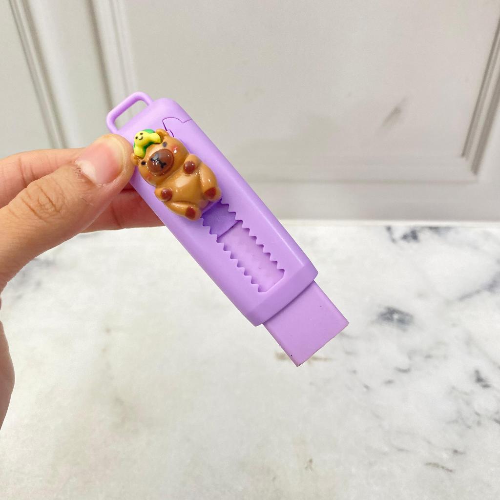 

PENGHAPUS MODEL CUTTER CAPYBARA UNTUK ANAK SEKOLAH TERMURAH LUCU BISA COD alat tulis bisa import hapusan