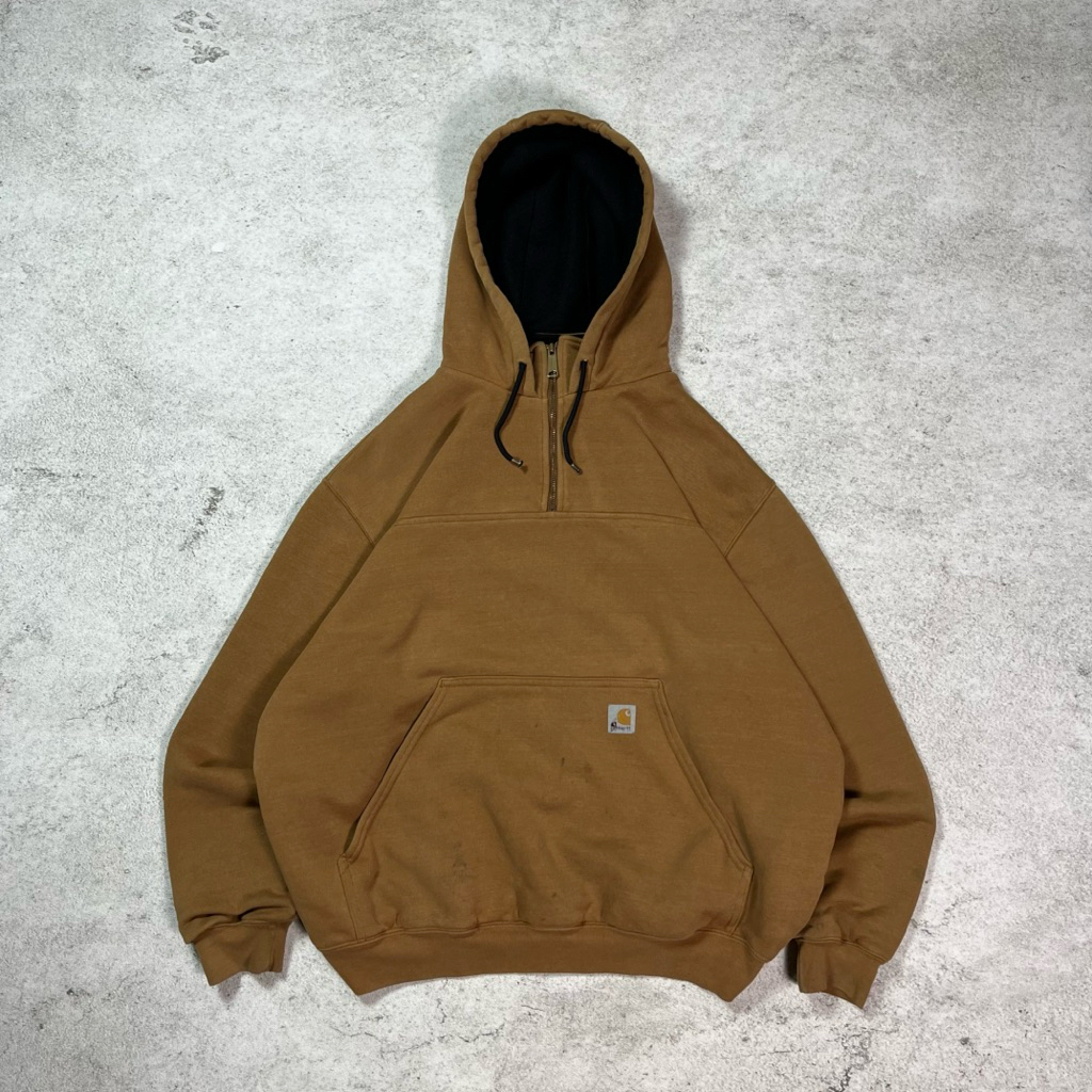 Carhartt RF Brown Halfzip Hoodie