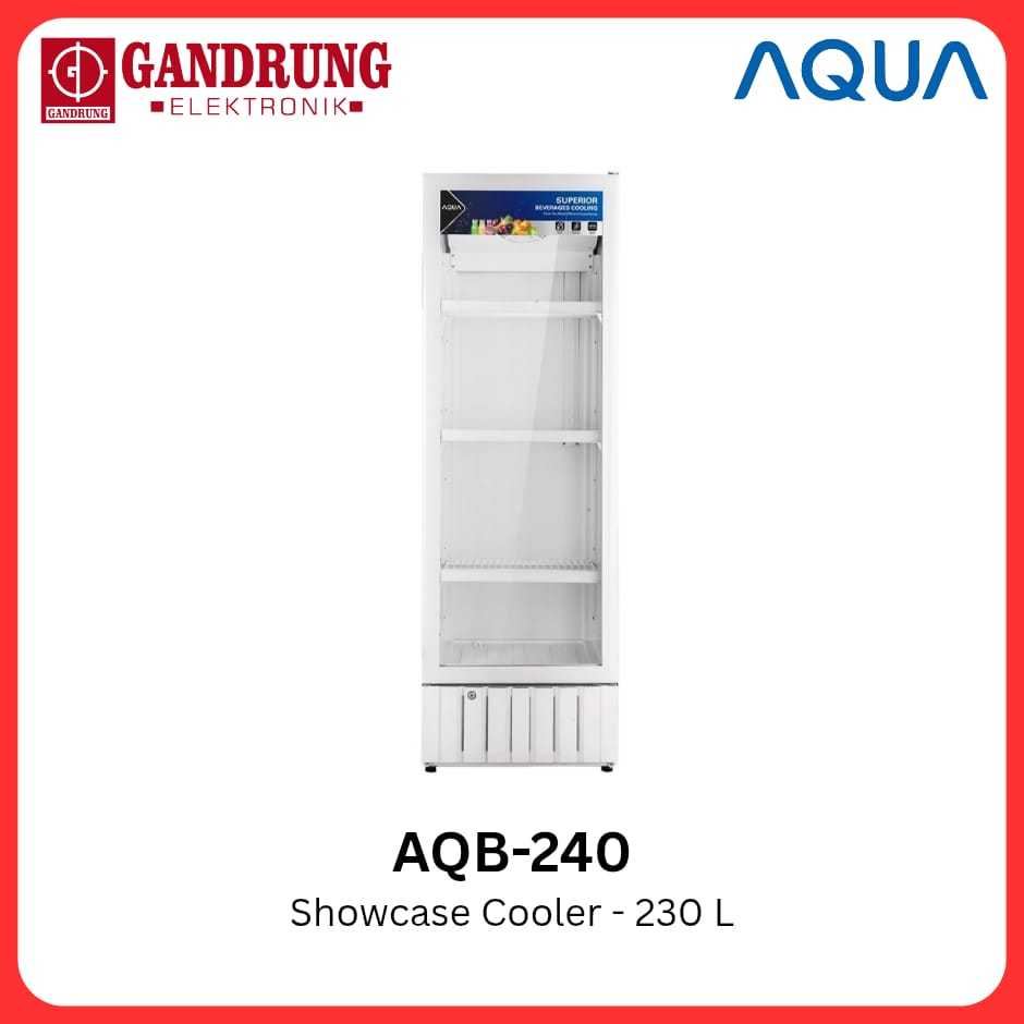 AQUA Showcase Cooler 230 Liter - AQB-240