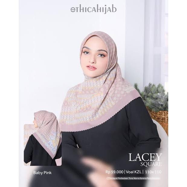 ETHICA HIJAB LACEY SUARE  HIJAB VOAL MOTIF ETHICA   HIJAB MOTIF   VOAL MOTIF TERBARU   HIJAB PREMIUM