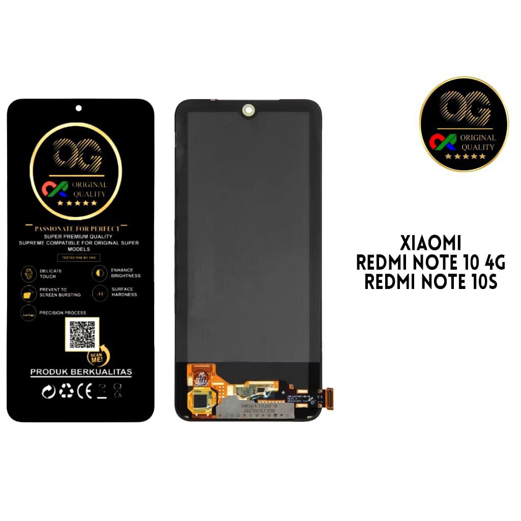 LCD TOUCHSCREEN REDMI NOTE 10 4G / REDMI NOTE 10S ORIGINAL FULLSET