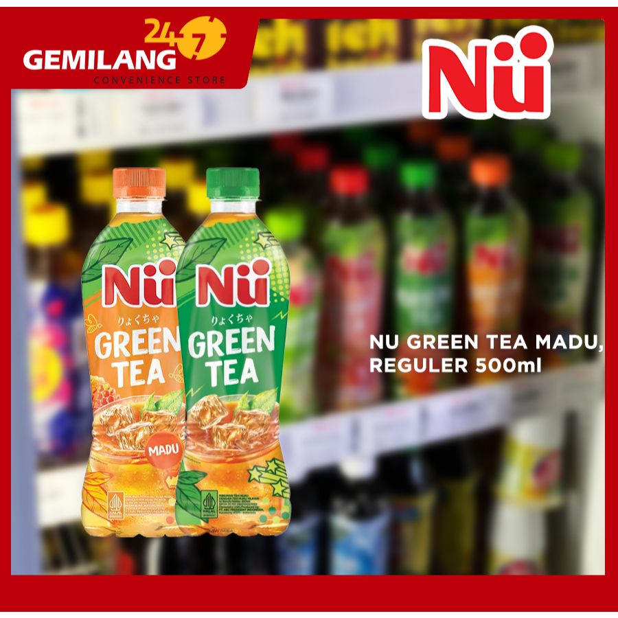 

NU GREEN TEA MADU, REGULER 500ml