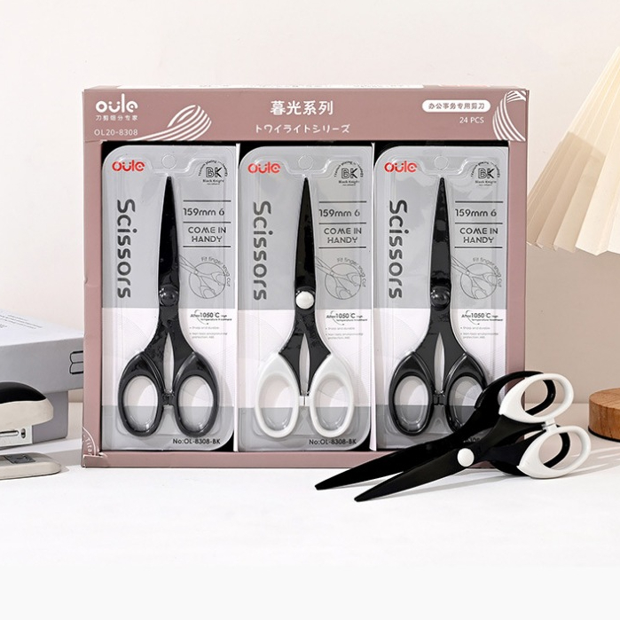 

OL8308 Gunting Besar 16cm Anti Karat Stainless steel / Aesthetic Scissor Handy Grip