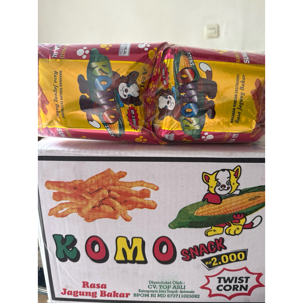 

KOMO snack 2000 rasa jagung bakar