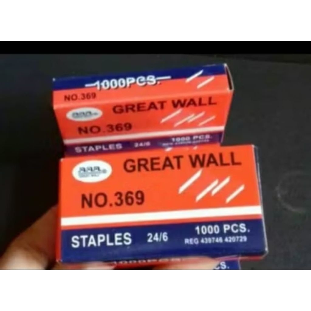 

Isi staples besar Great Wall 369