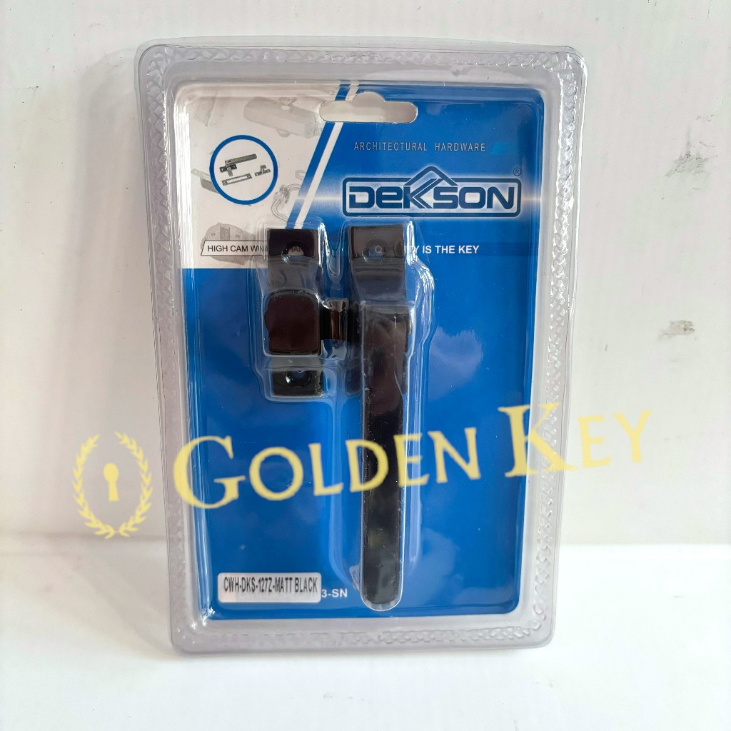 Rambuncis Kunci Grendel Jendela Kayu Panolet Dekkson Dekson CWH 127 Z 127Z Black Hitam